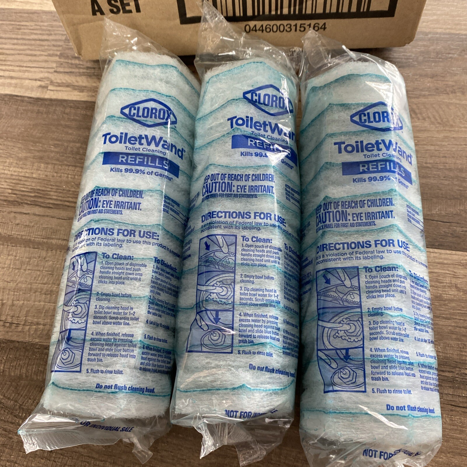 Original Toiletwand Disinfecting Refills, Rainforest Rush, 30 Ct /n