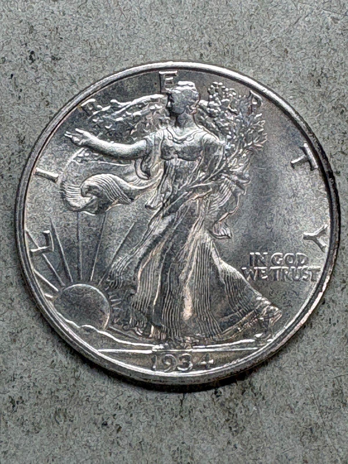 1934-D Walking Liberty Half Dollar Very Ch BU