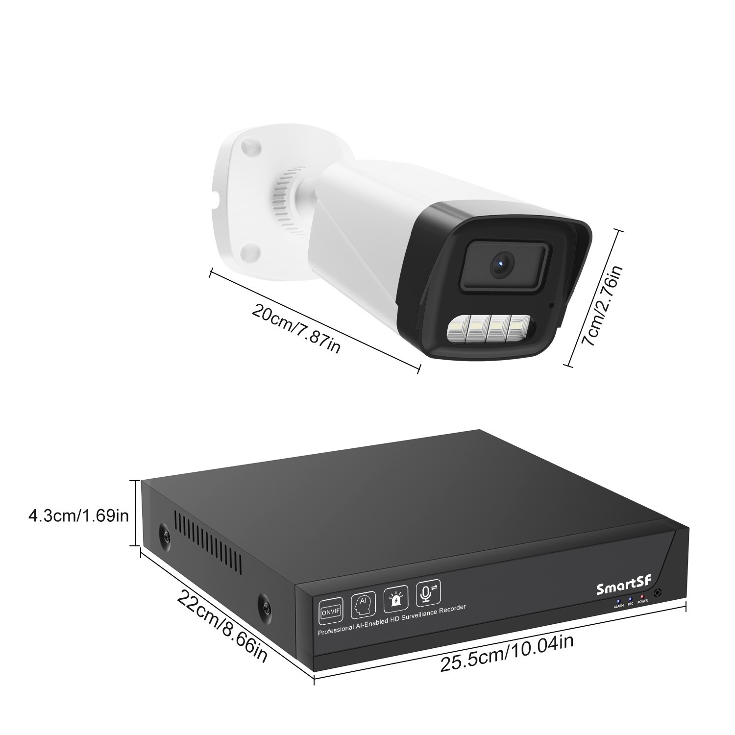 8CH 5MP Security Camera System NVR 5MP PoE IP Camera Wired Night Vision 2TB HDD