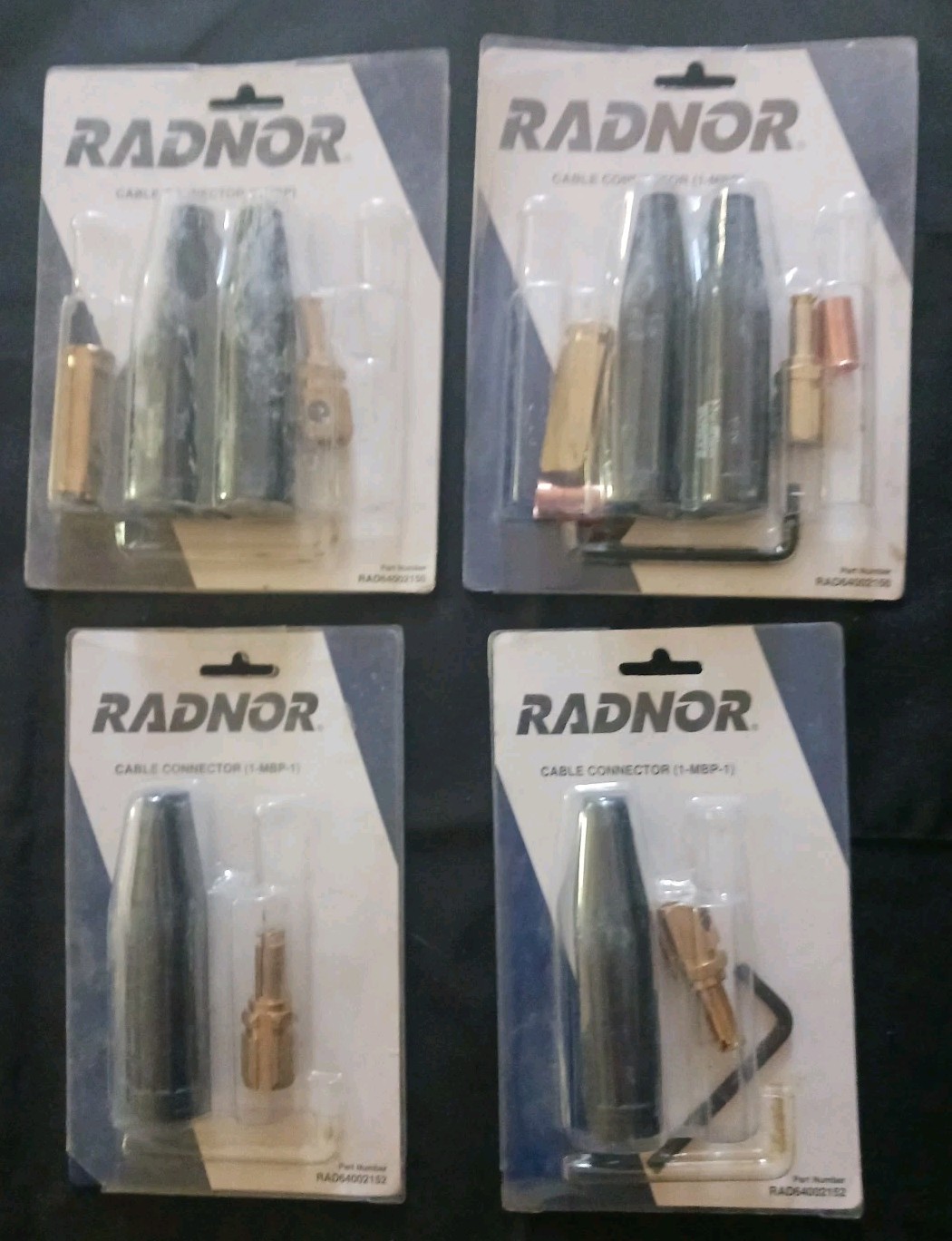 Lot of Radnor  Cable Connectors  for #4 - #1 Cables # RAD64002152 & RAD640002150