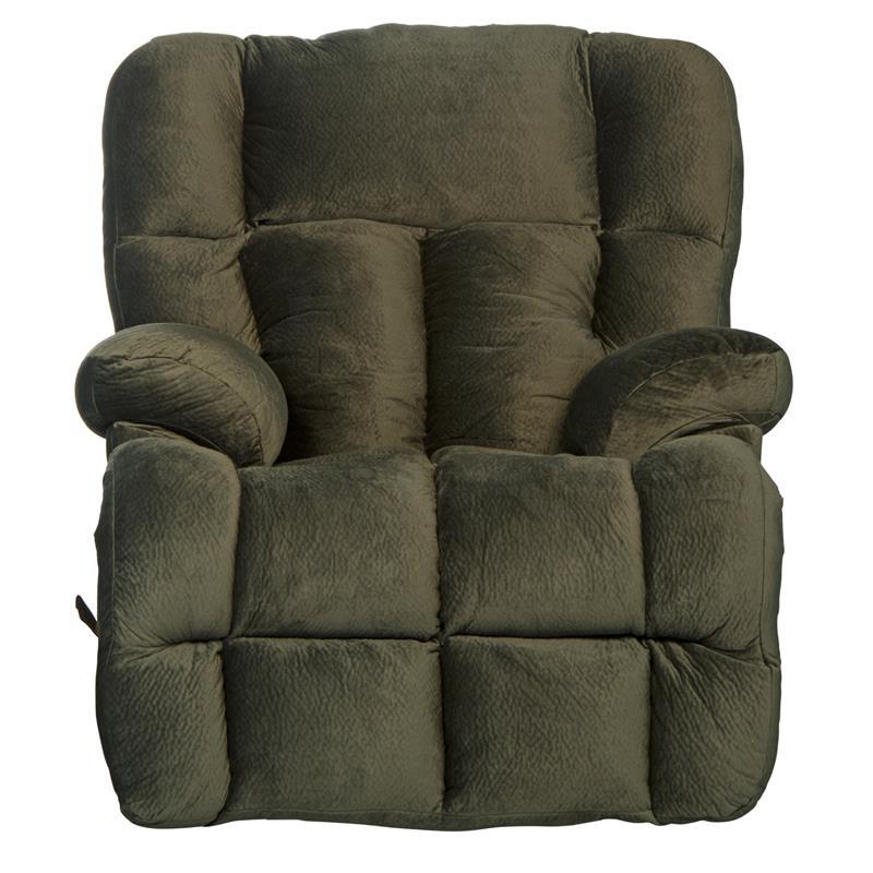 Cirrus Rocker Recliner in Sage Green Polyester Fabric