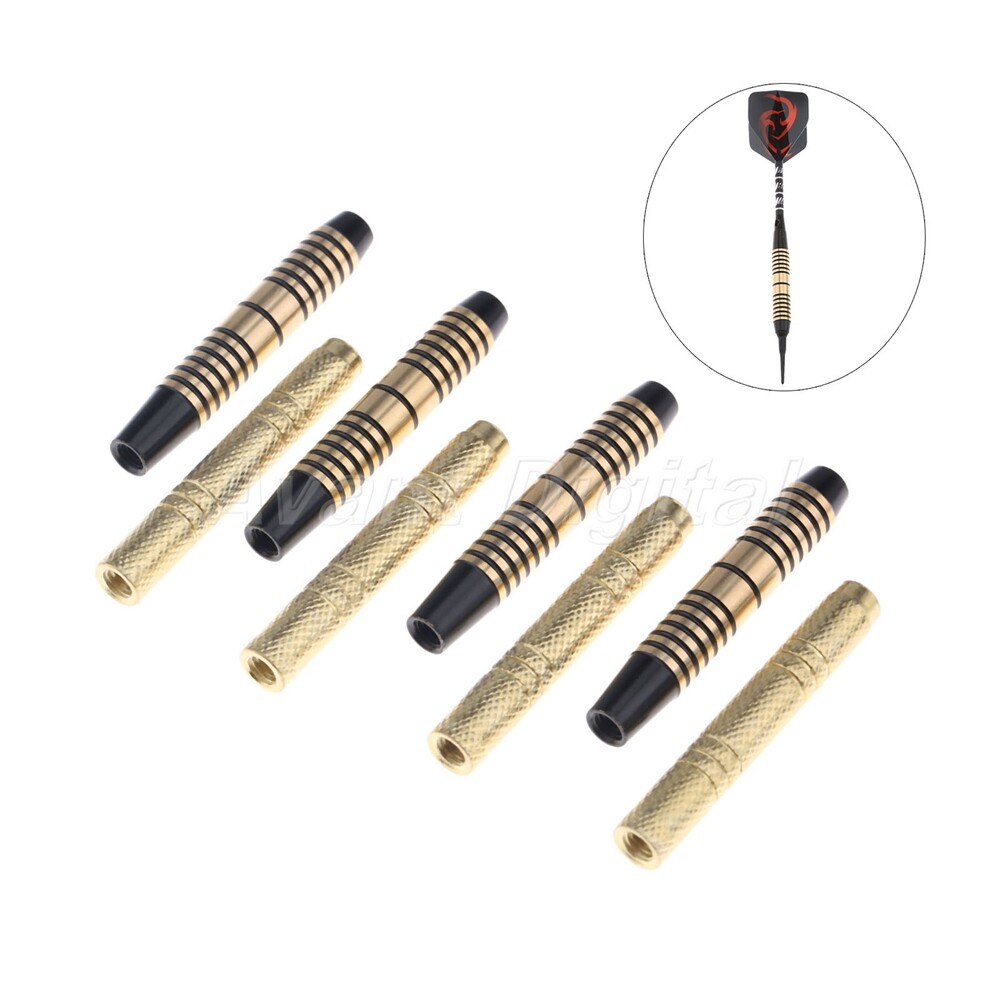 4 Piece 16/12 Grams Copper Dart Replacement Barrels for Nylon/Steel Darts Tip