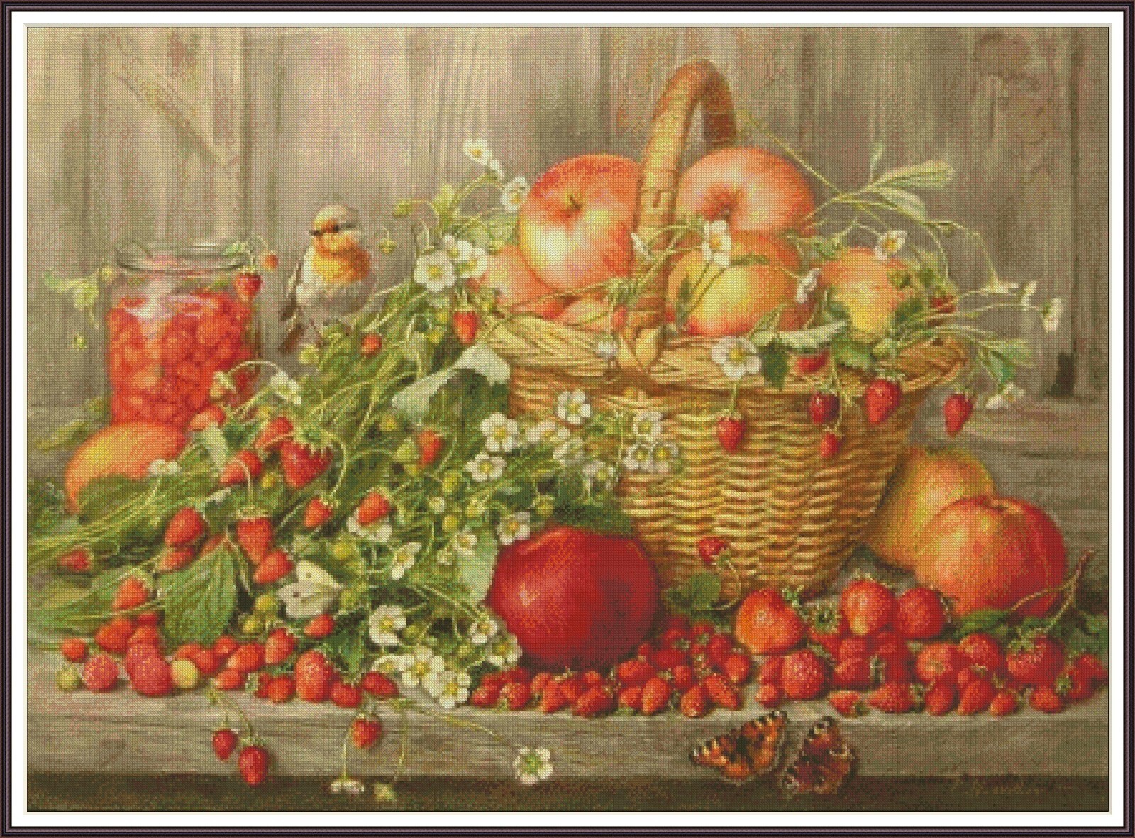 Summer Harvest 528 Chart Counted Cross Stitch Pattern Needlework