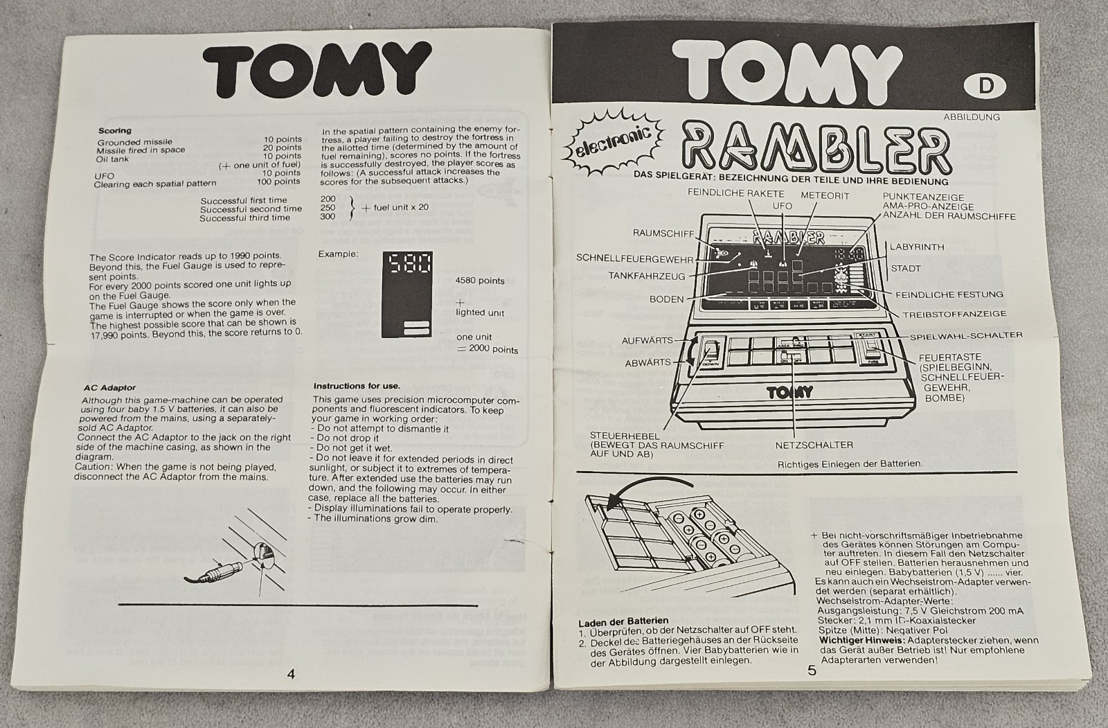 Tomy Rambler Electronic Made in Japan