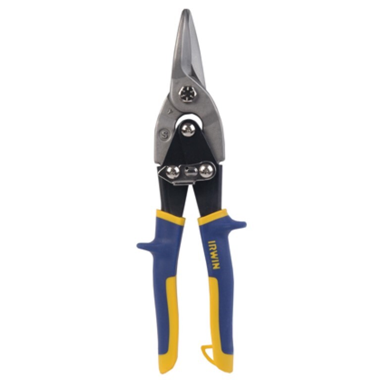 Irwin 2073113 10" Pro Snips Sheet Metal Cutter Plastic Rubber Cuttting Leverage
