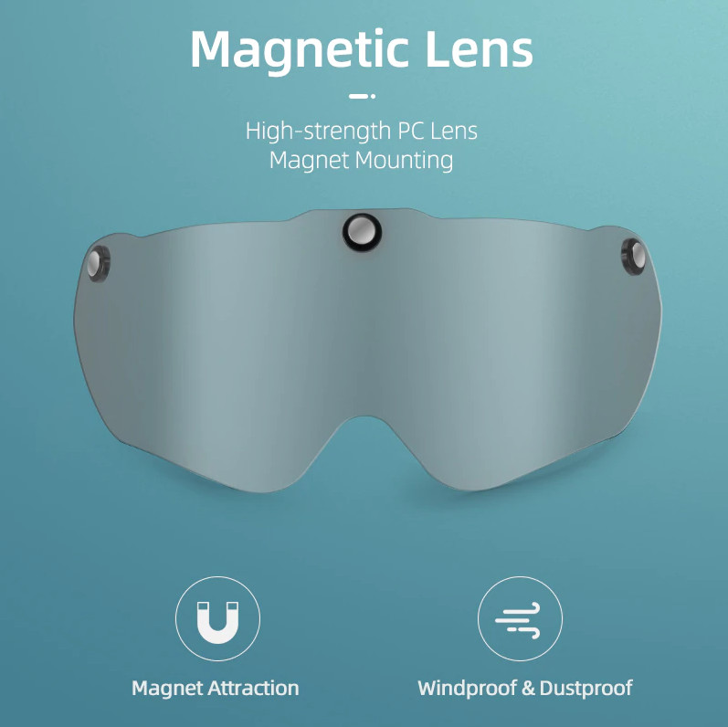 RockBros Helmet Replaceable Lens for WT-018 Helmet 3 Colors