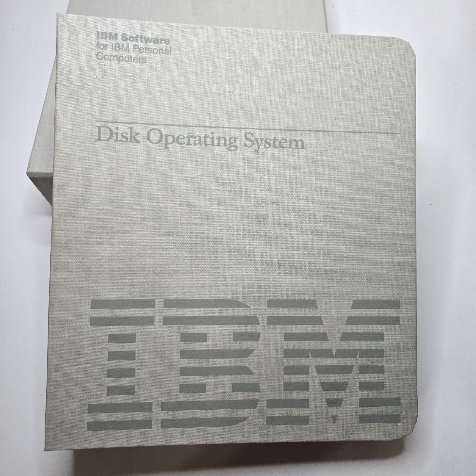 IBM Disk Operating System DOS Version 3.10 For IBM Personal Computers No disks