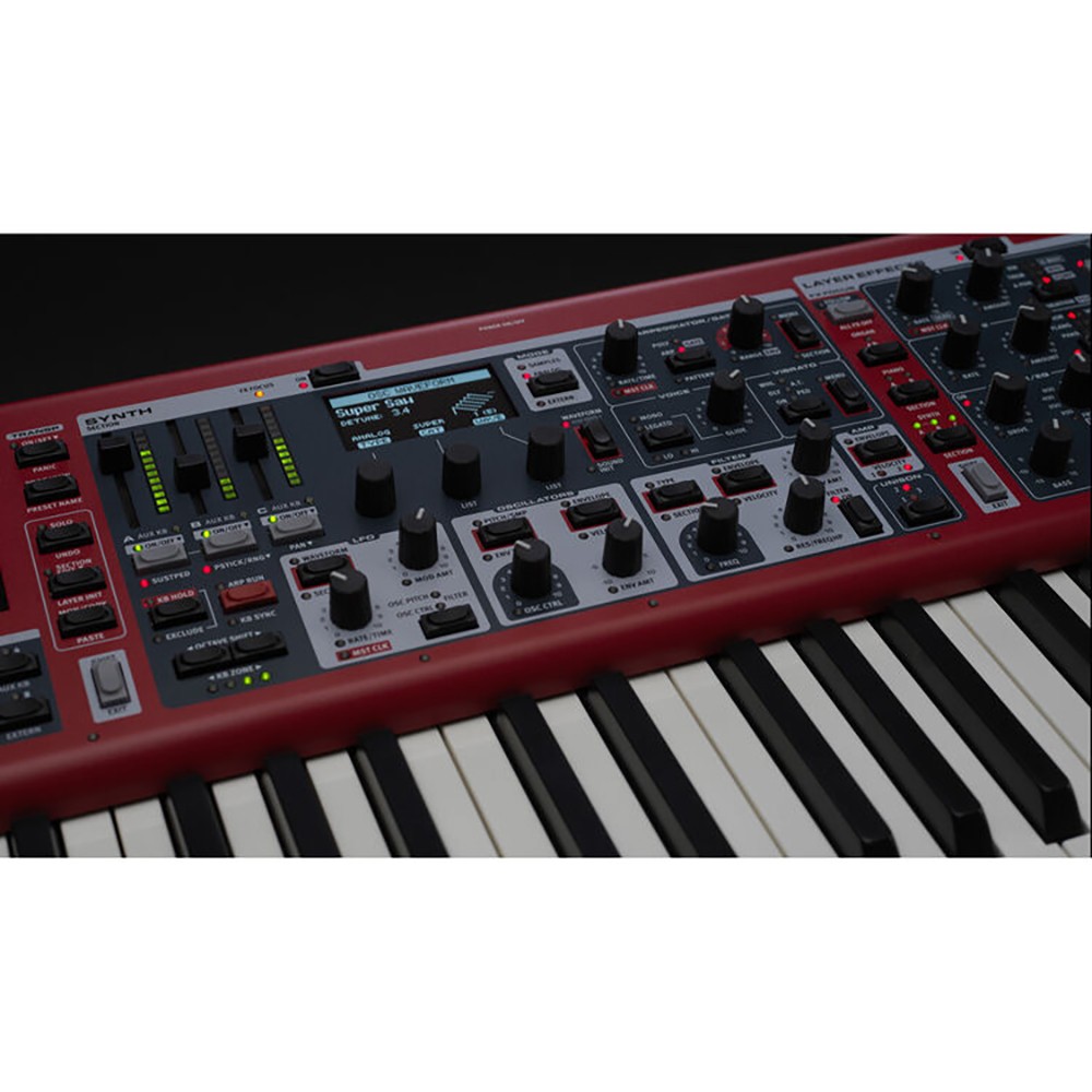 Nord Stage 4 Compact 73-Key Keyboard Bundle w/ Stand, MIDI Cable