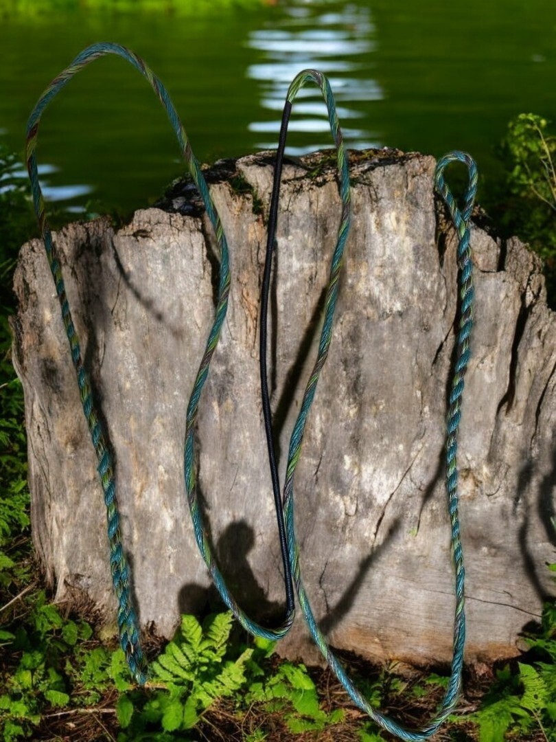 Flemish Twist Bowstring / NEW TRI-COLOR SERIES / B55 / CHOOSE STRING LENGTH!