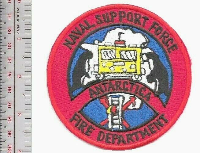 US Navy USN Antarctica Antarctica Naval Support Fire Department Navy Firefighter