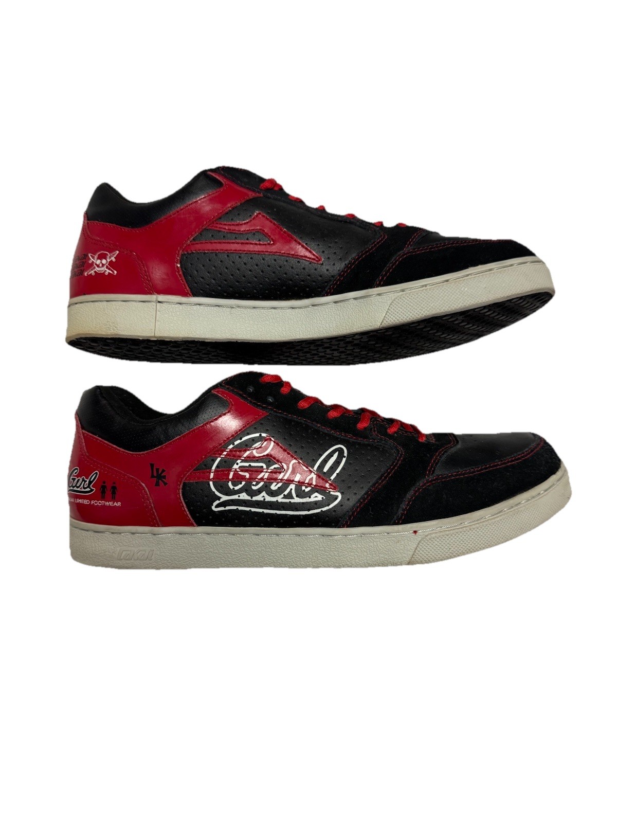 Lakai Limited Mariano 2 LTD Blk/Red USA 13 Racing Series Skateboard Shoes