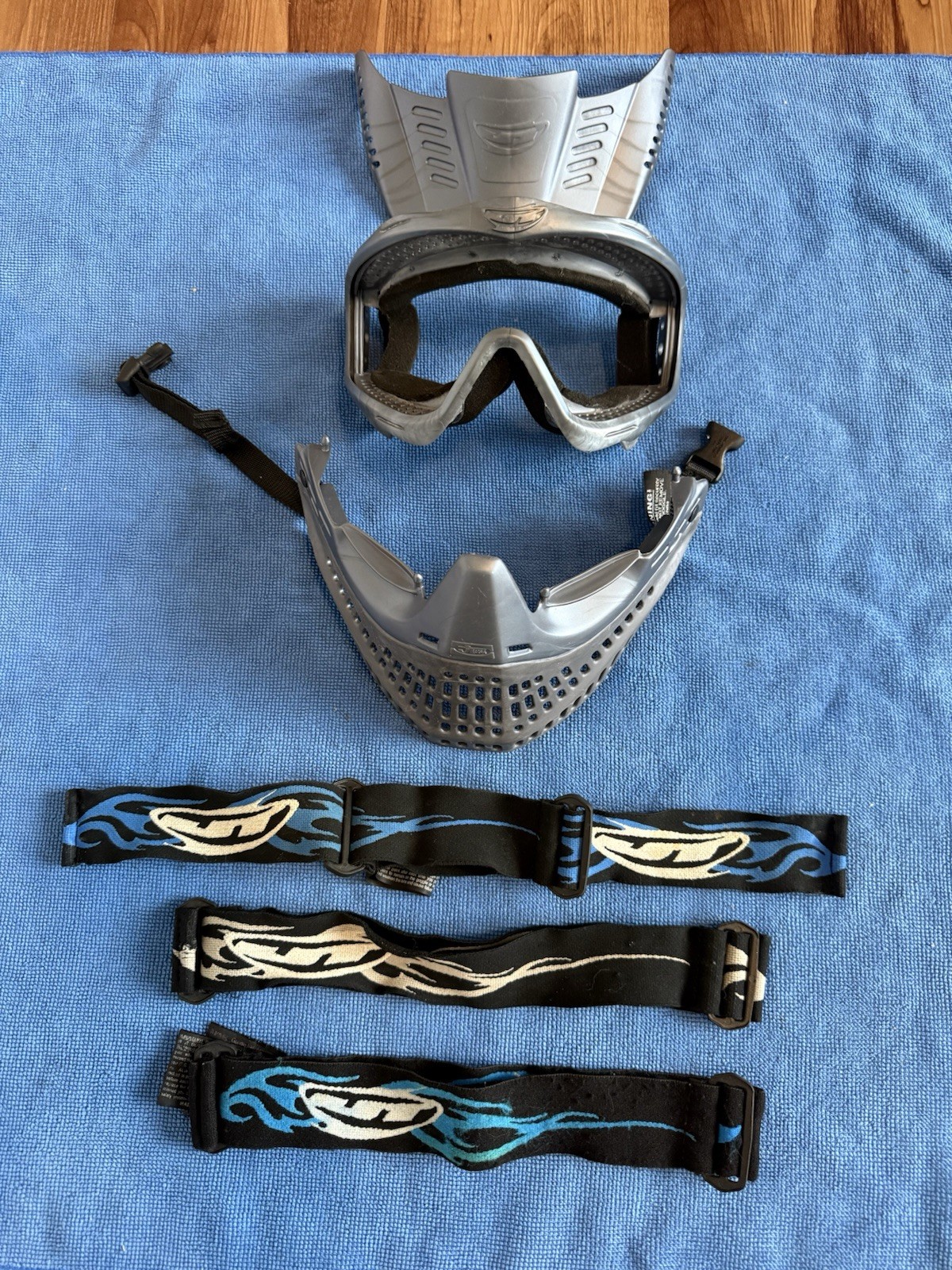 OG JT USA PAINTBALL Proflex Goggles - BLUE/STEEL