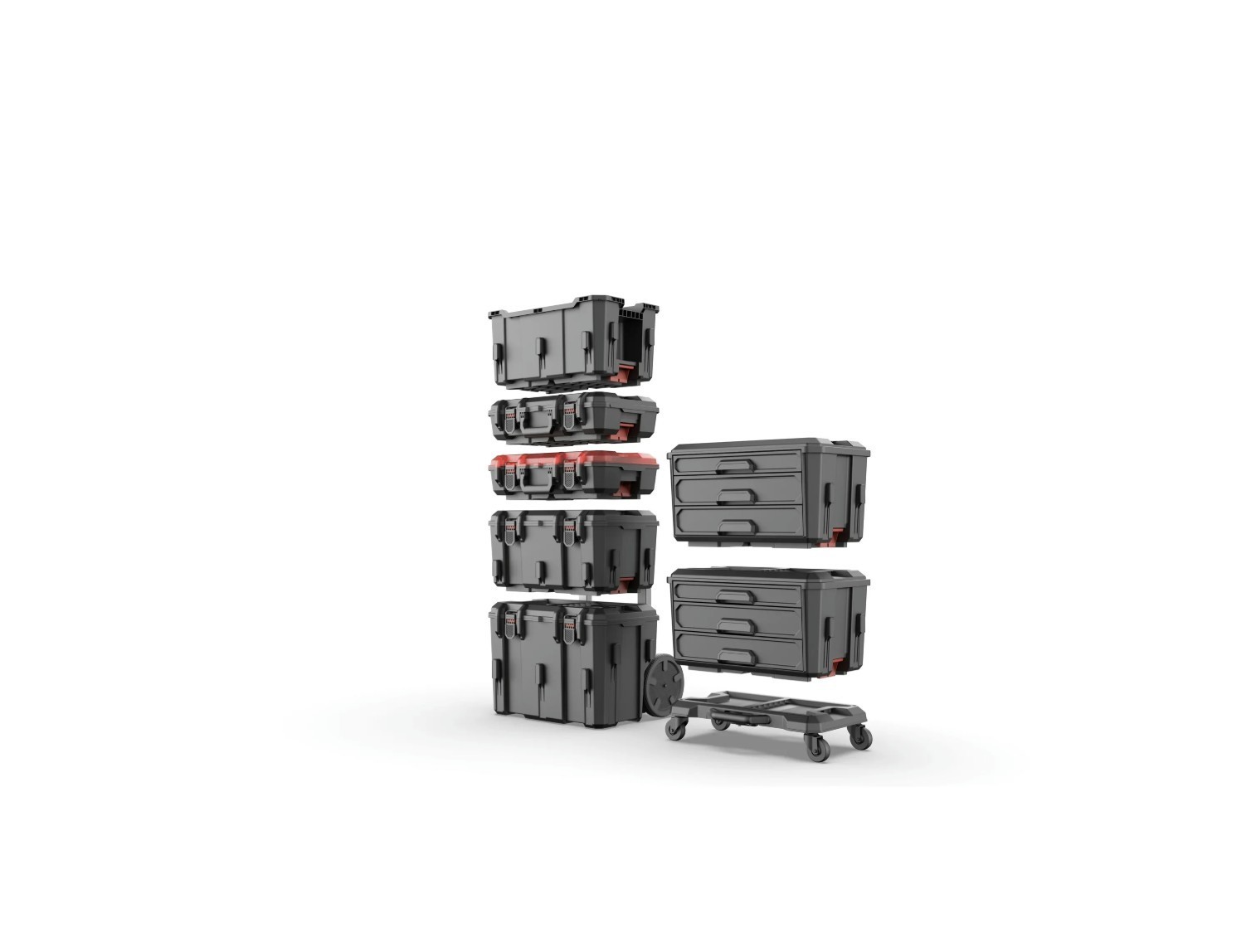 Hyper Tough Hyper Stack Tool Storage Box 3 Drawer Organizer
