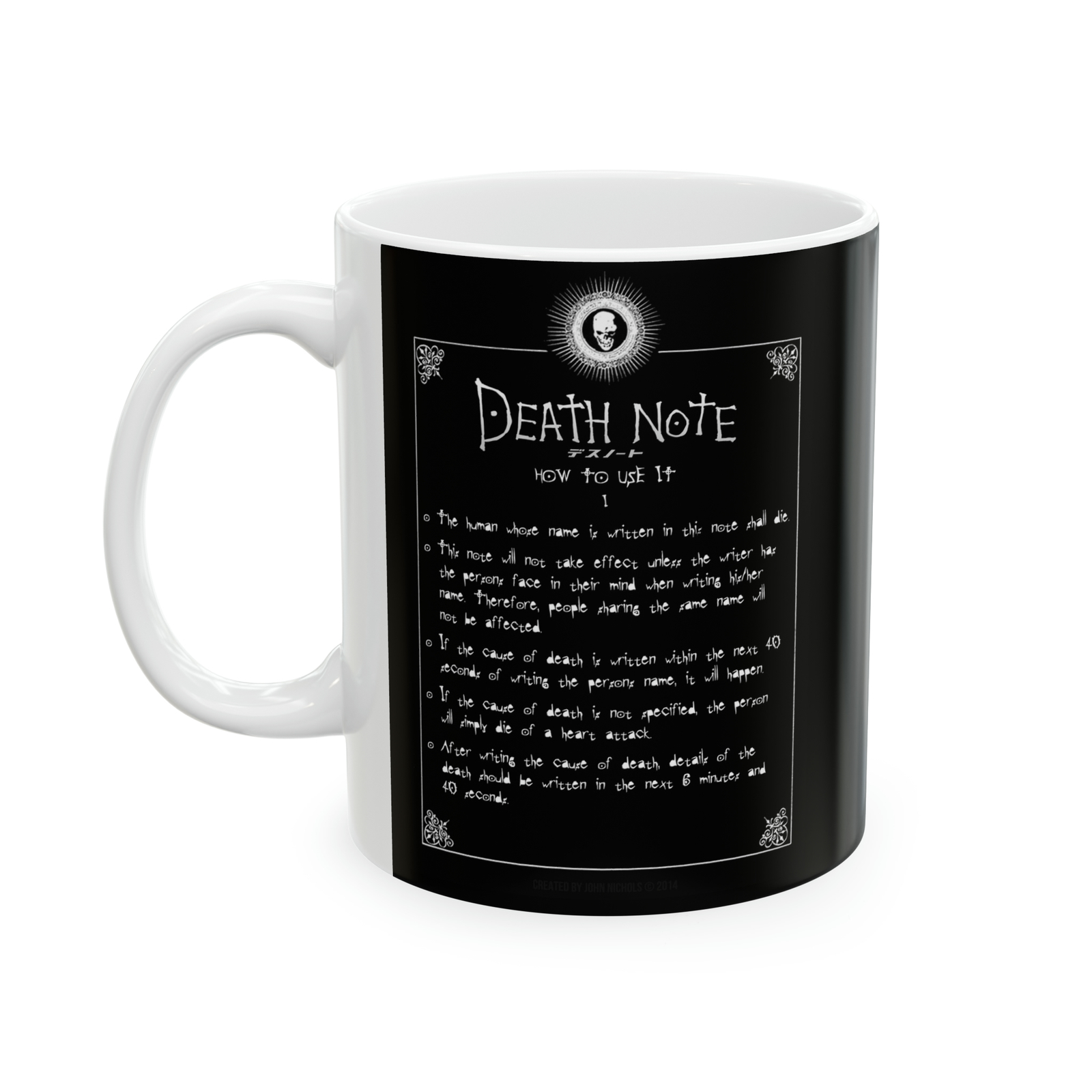 Death Note Mug, 11oz