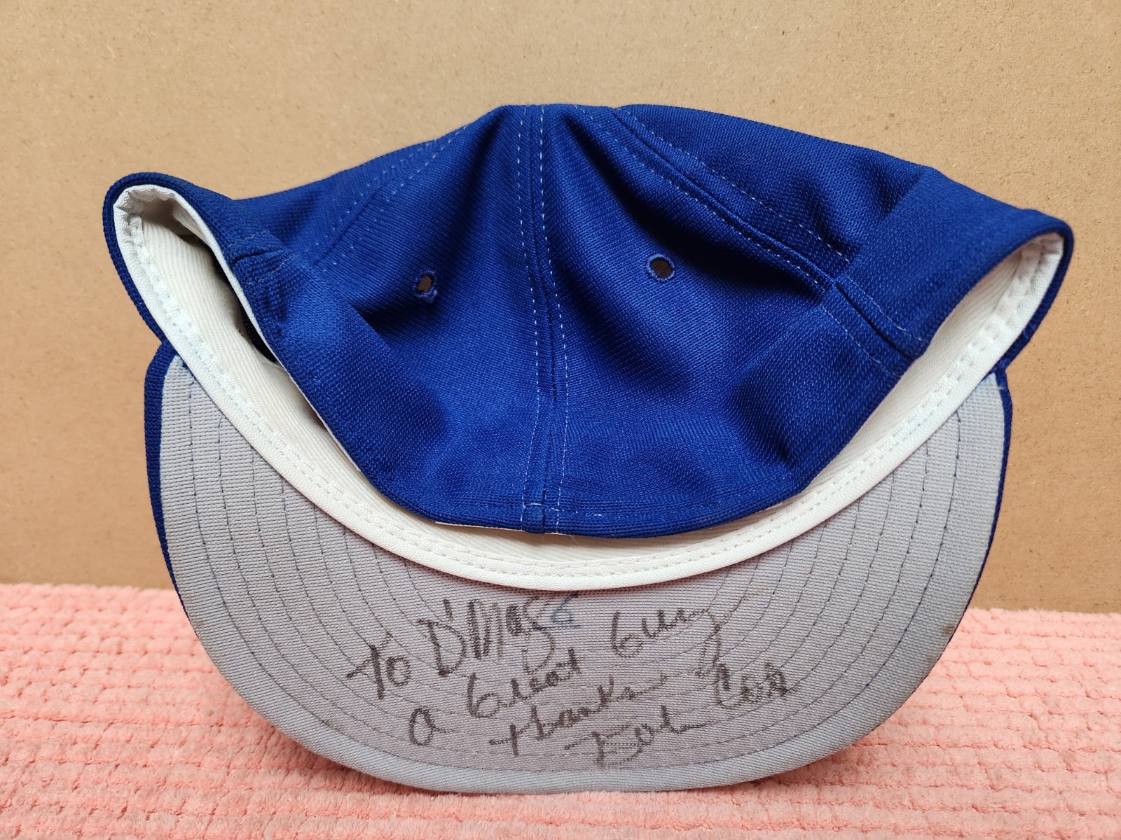 VTG Bobby Cox AUTOGRAPHED Toronto Blue Jays Team Issued Hat "DiMag" ESTATE