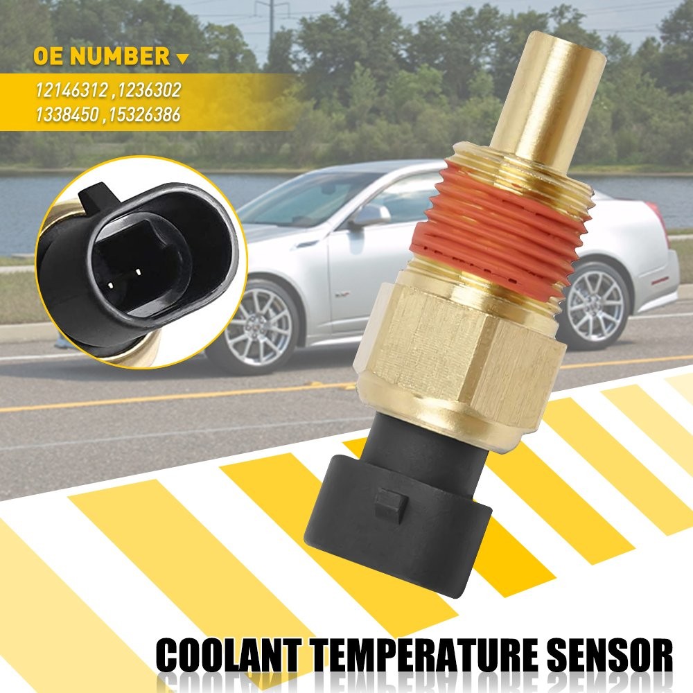 Coolant Temperature Sensor Fit For Chevrolet Pontiac Cadillac GMC Savana 1500