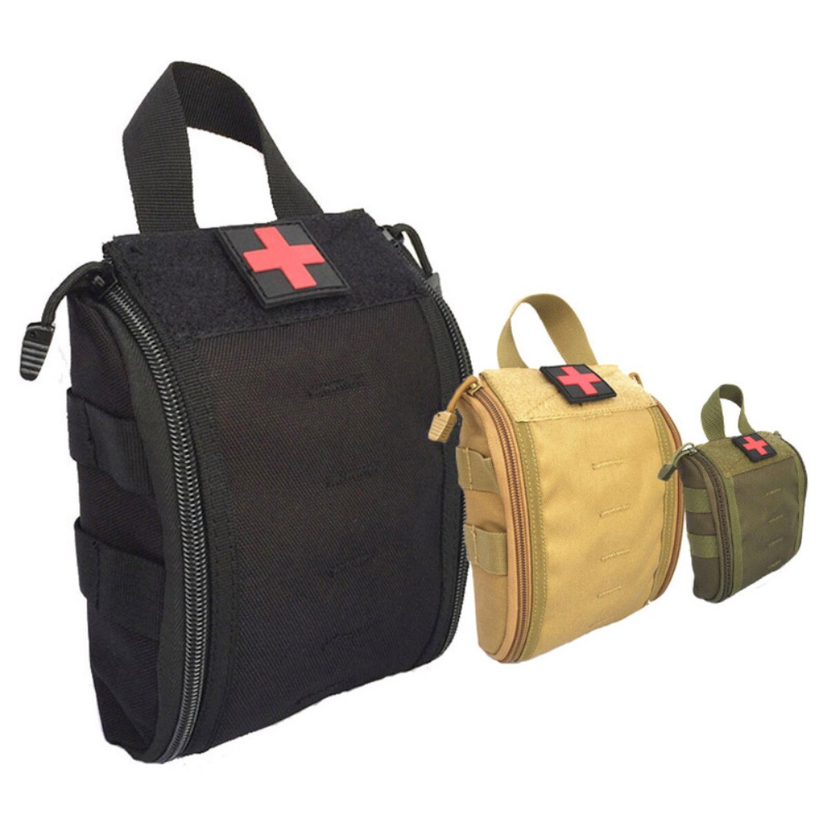 Tactical Utility MOLLE Rip Away Pack IFAK EMT Medical First Aid Pouch Tool Bags