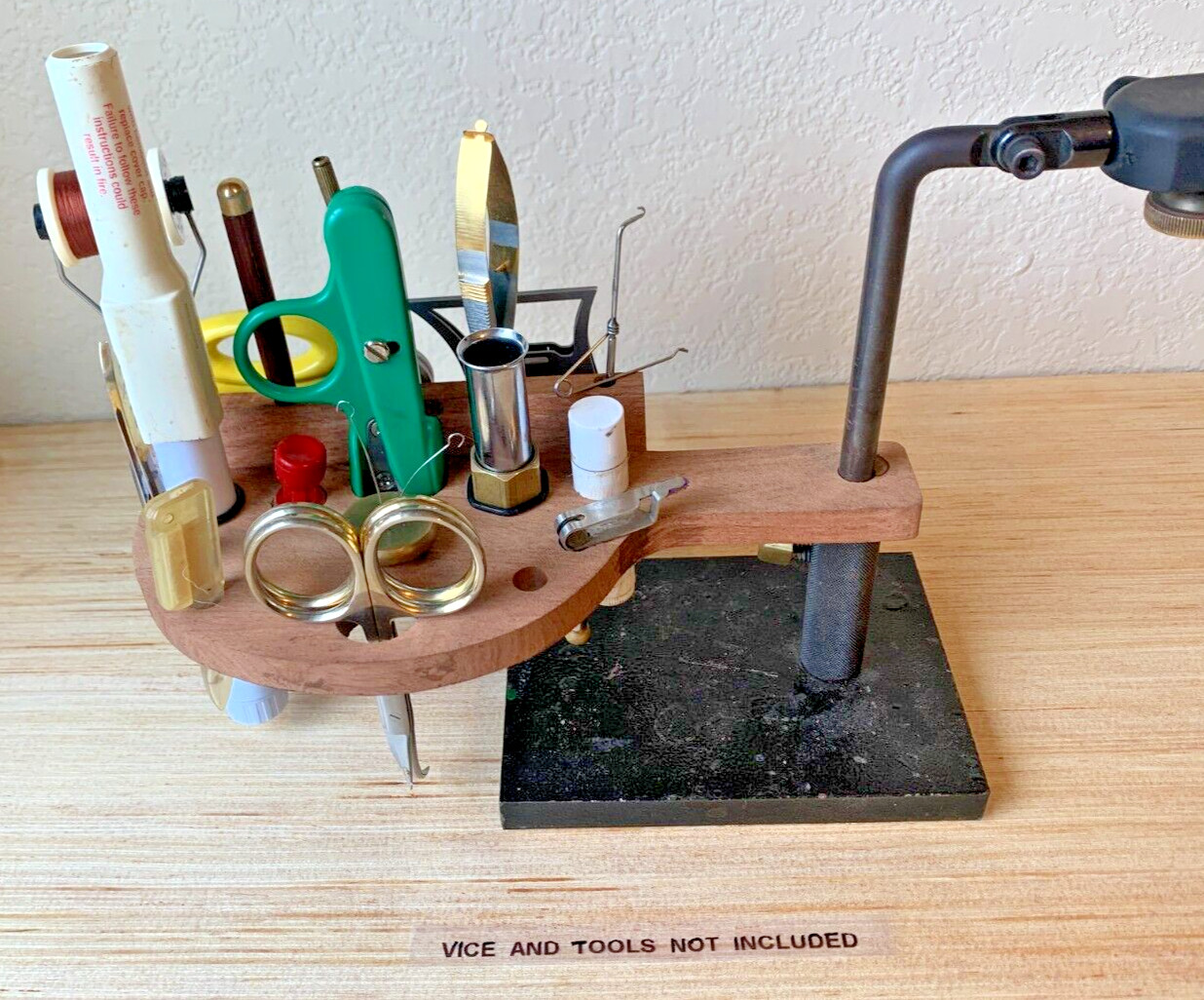 WADE'S FLY-TYING VICE TOOL CADDY (UNFINISHED)