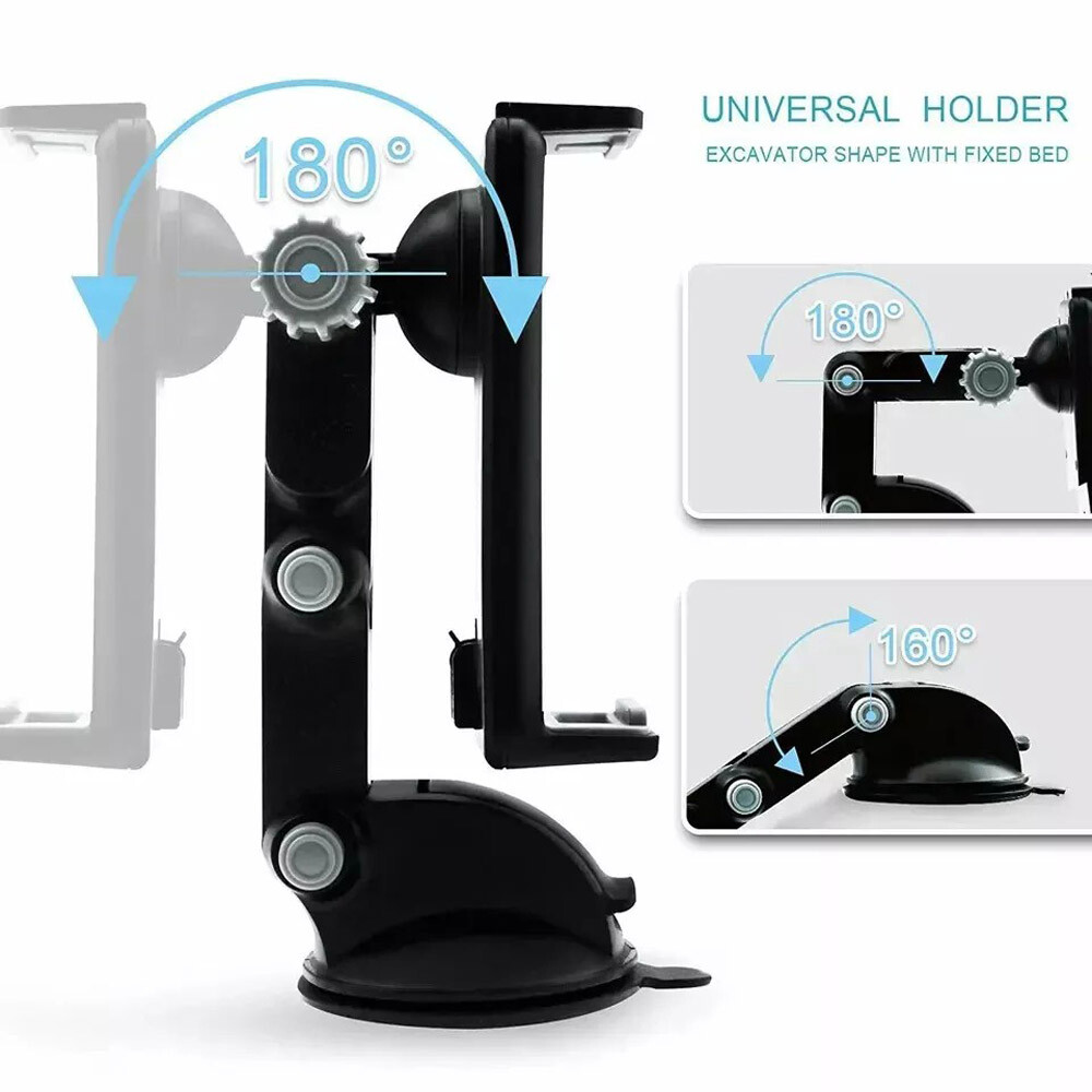 Car Tablet Mount Holder Windshield Dashboard For Universal Smartphone Tablet GPS