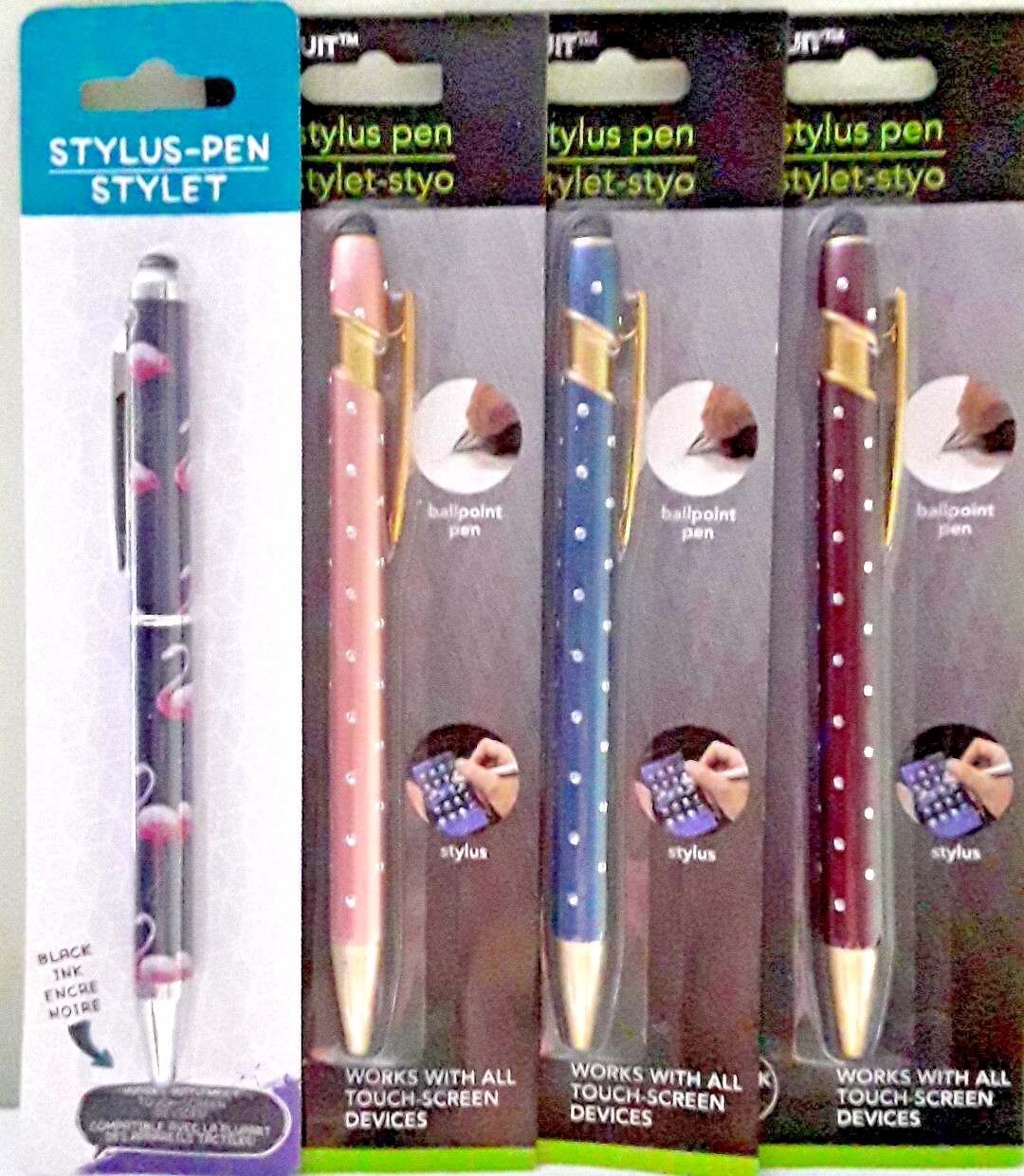 STYLUS PENS ~ Tropical, Diamond & Assorted Styles (new styles just added)