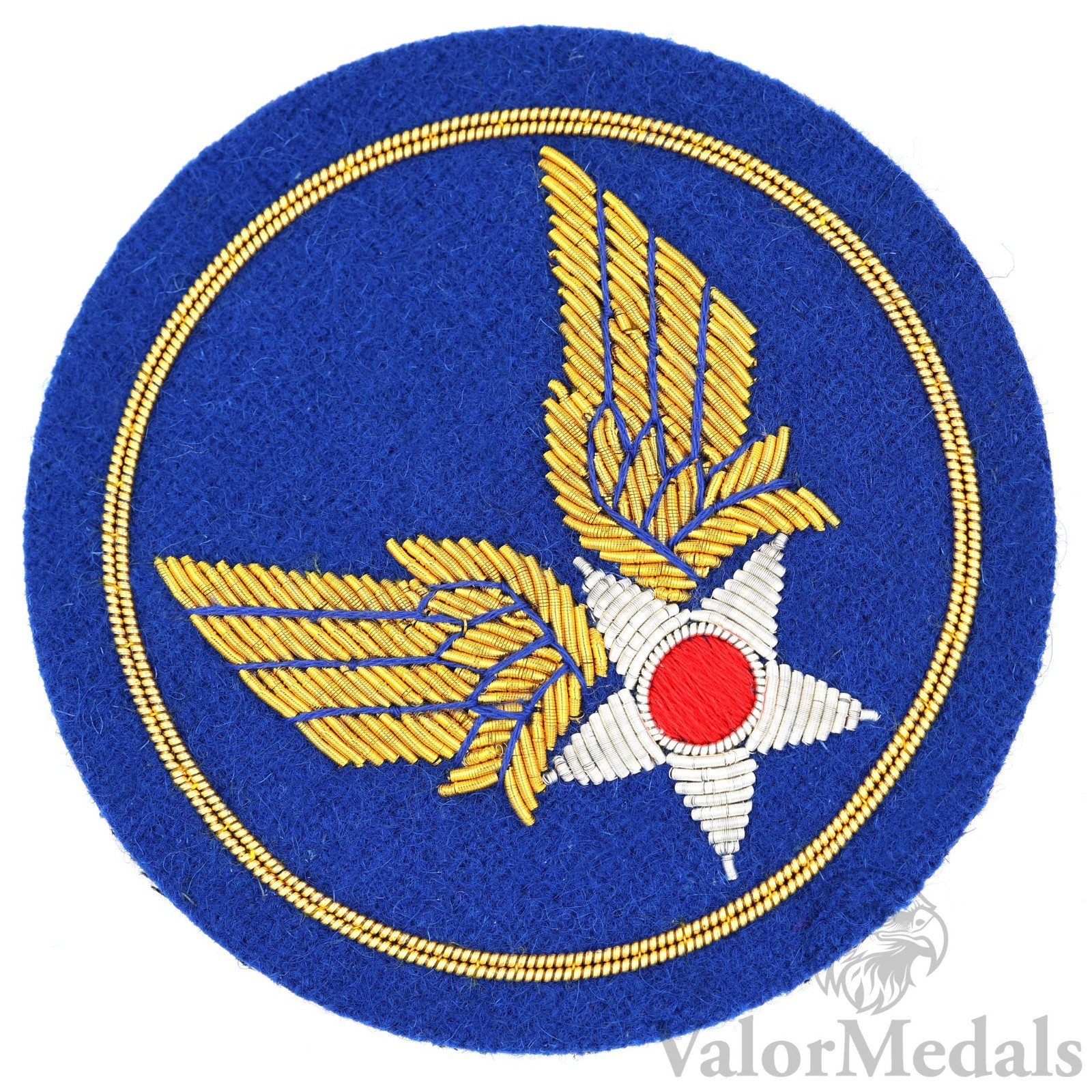 US Army Air Force Corps WW2 BULLION USAF Squadron Shoulder Uniform Patch Repro