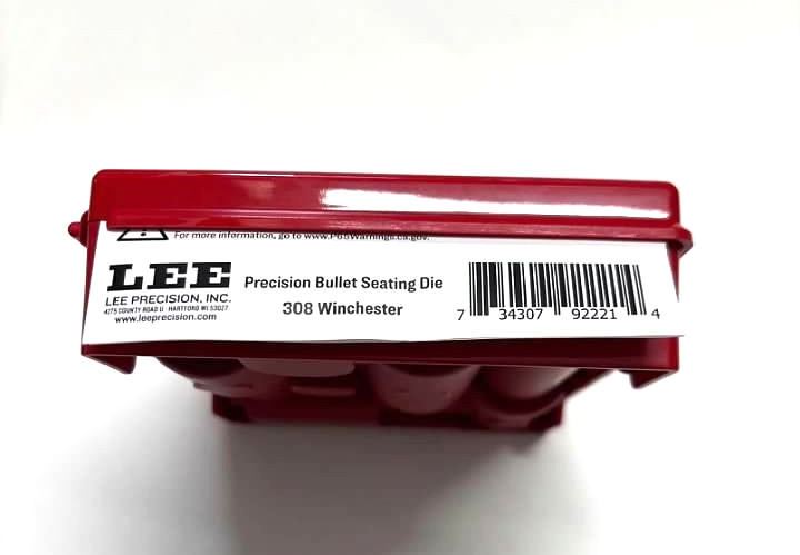 Lee 92221 308 Win Micrometer Precision Bullet Seating Die With 4 Die Case
