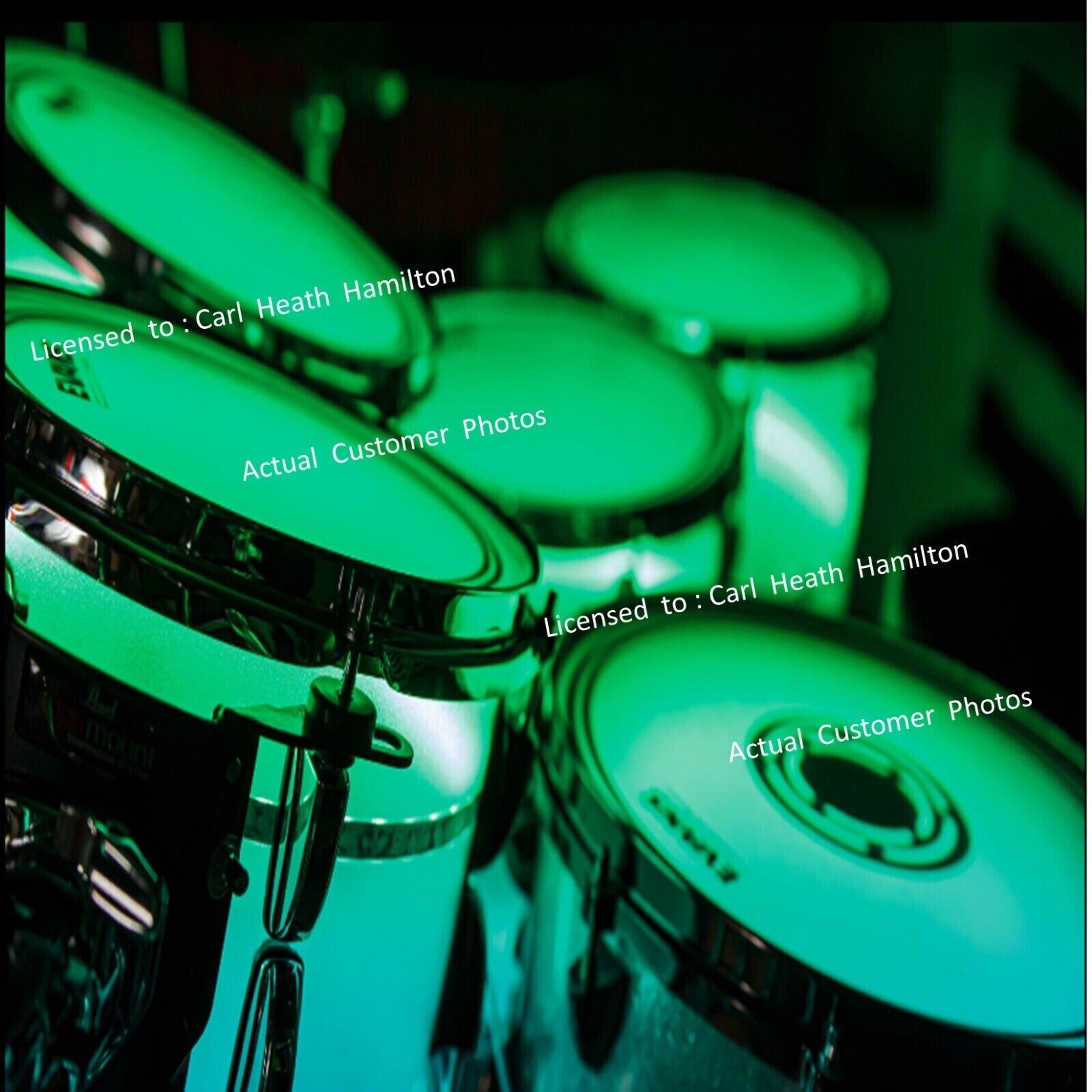 LED Drum Lights - complete kit - Color Changing -or- Solid Color