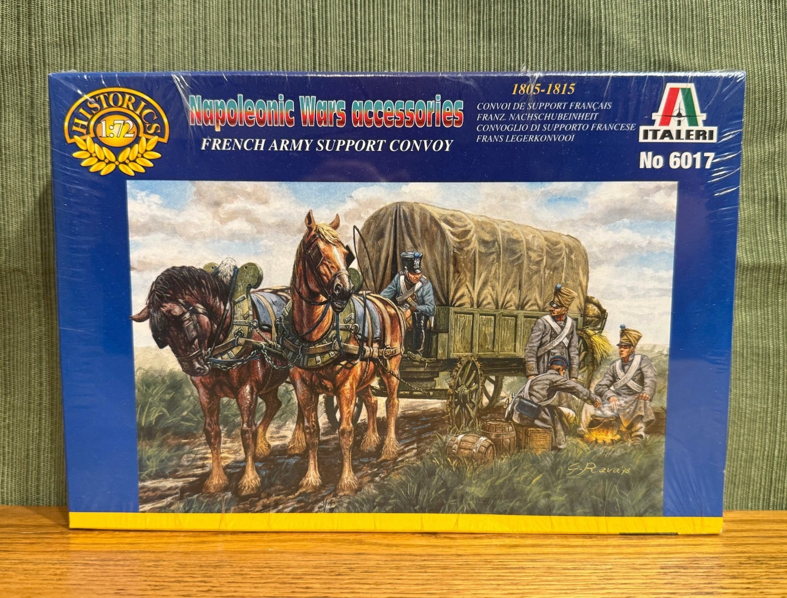 Italeri, Napoleonic Wars, French Army Support Convoy, 6017, 1:72 Scale, NIB
