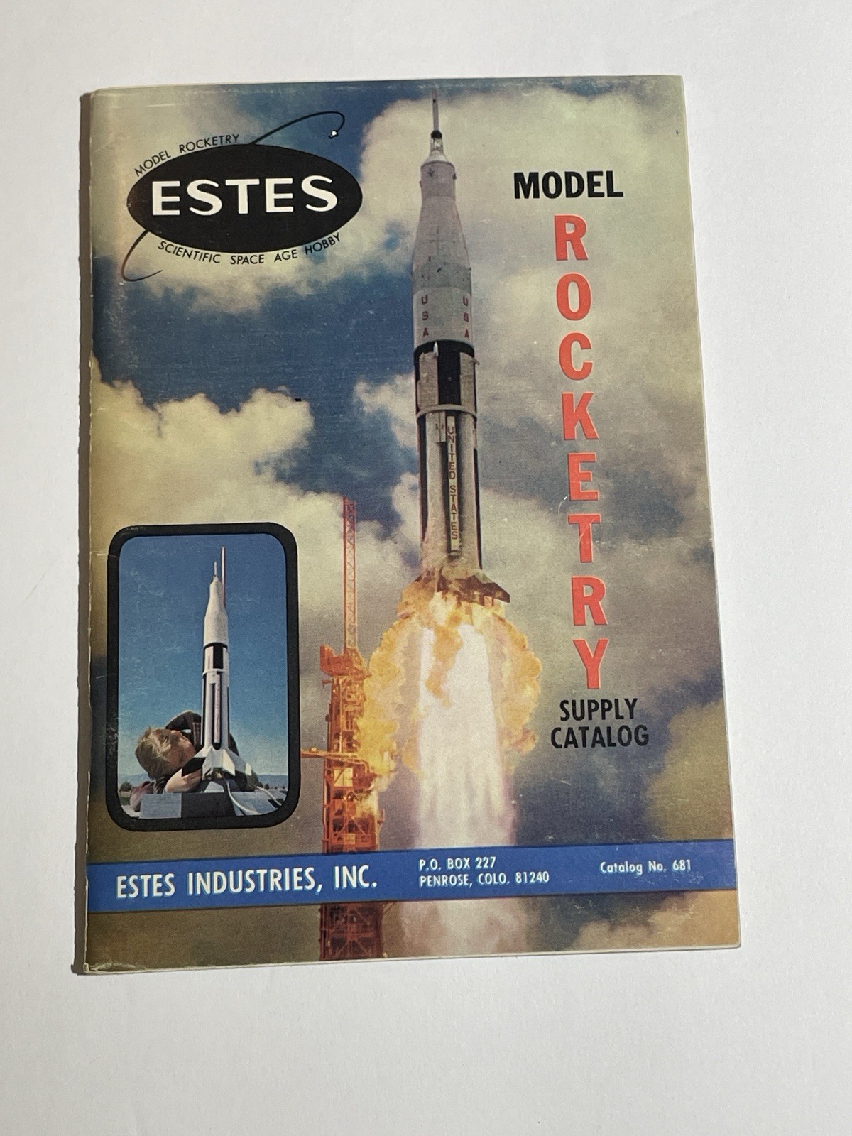 Estes Flying Model Rocket Catalog 1968 No. 681 NM Rocketry