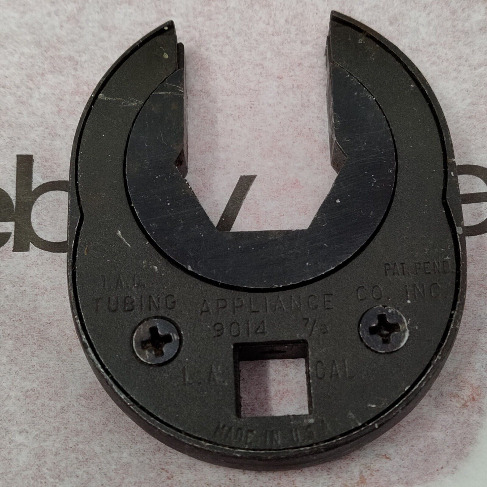TAC Tubing Appliance 9014 7/8” Drive Ratcheting Crowsfoot 3/8” Drive **READ**