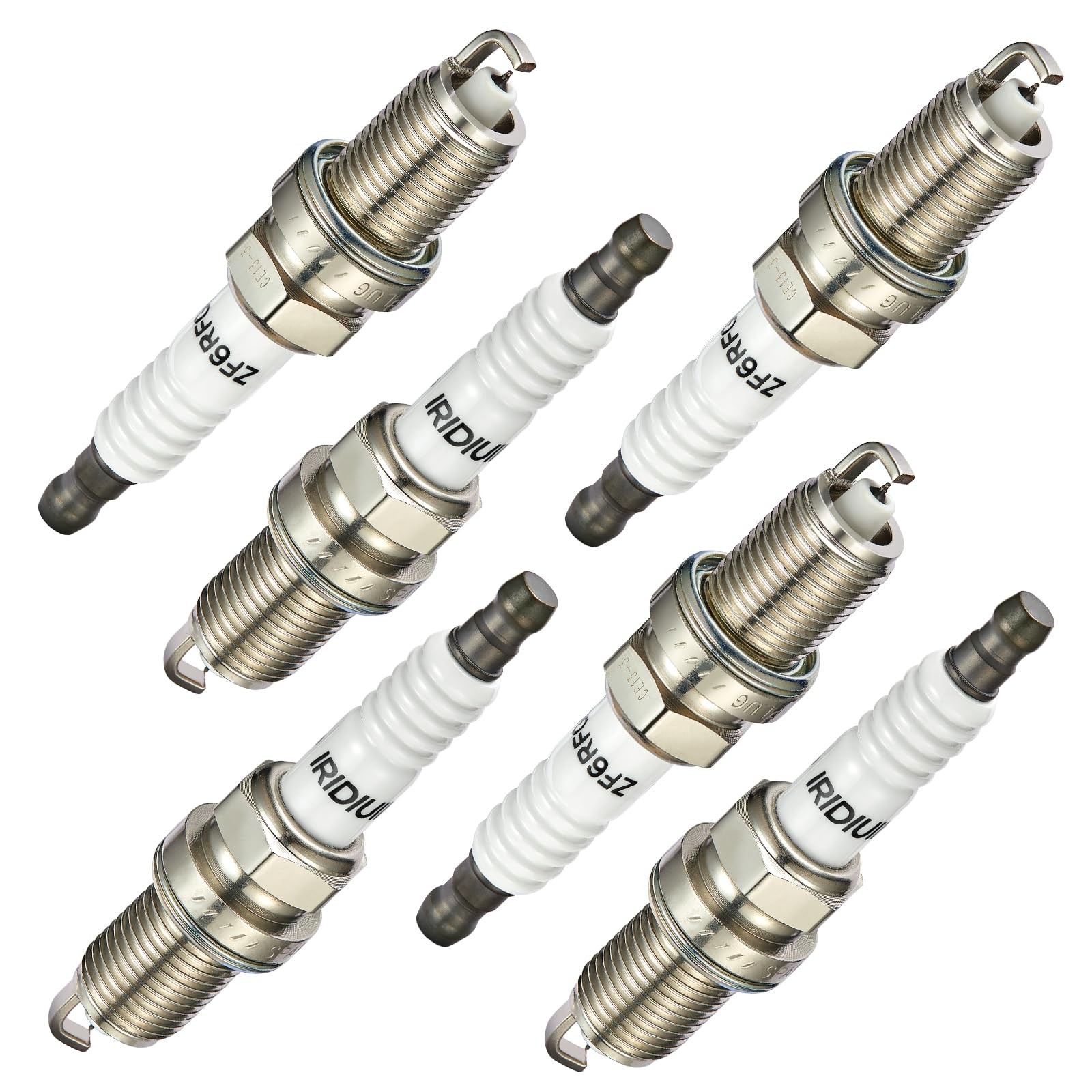 Bdfhyk Set Of 6 Iridium Spark Plug Compatible Mdx Rl Tl X5 Dakota Durango Nitro