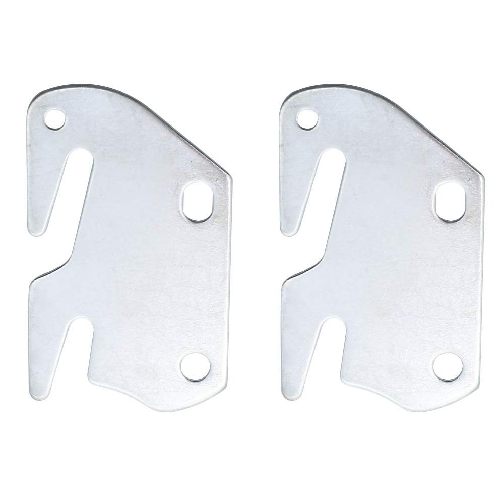 Kyuionty 2 Pcs #10 Bed Frame Hooks Wooden Bed Rail Hook Plates for Headboard ...