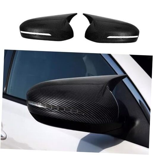 Car Styling ABS Door Ox Horn Rear For Kia Optima/K5 2016-2020 Carbon Fiber