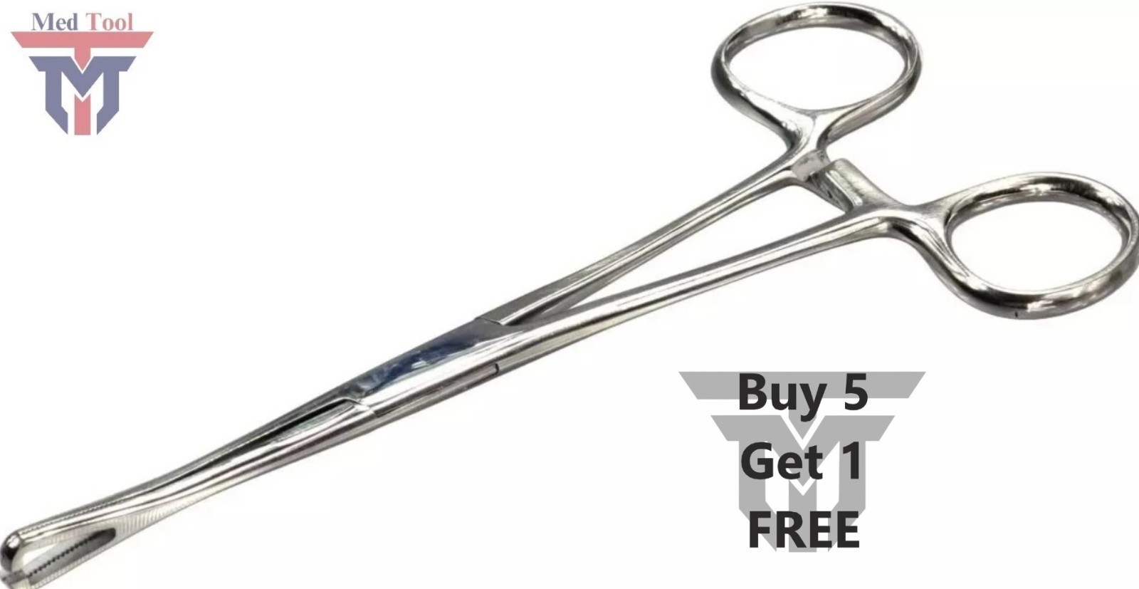 New 6" Pennington Forceps Slotted Clamp Standard Piercing Tool