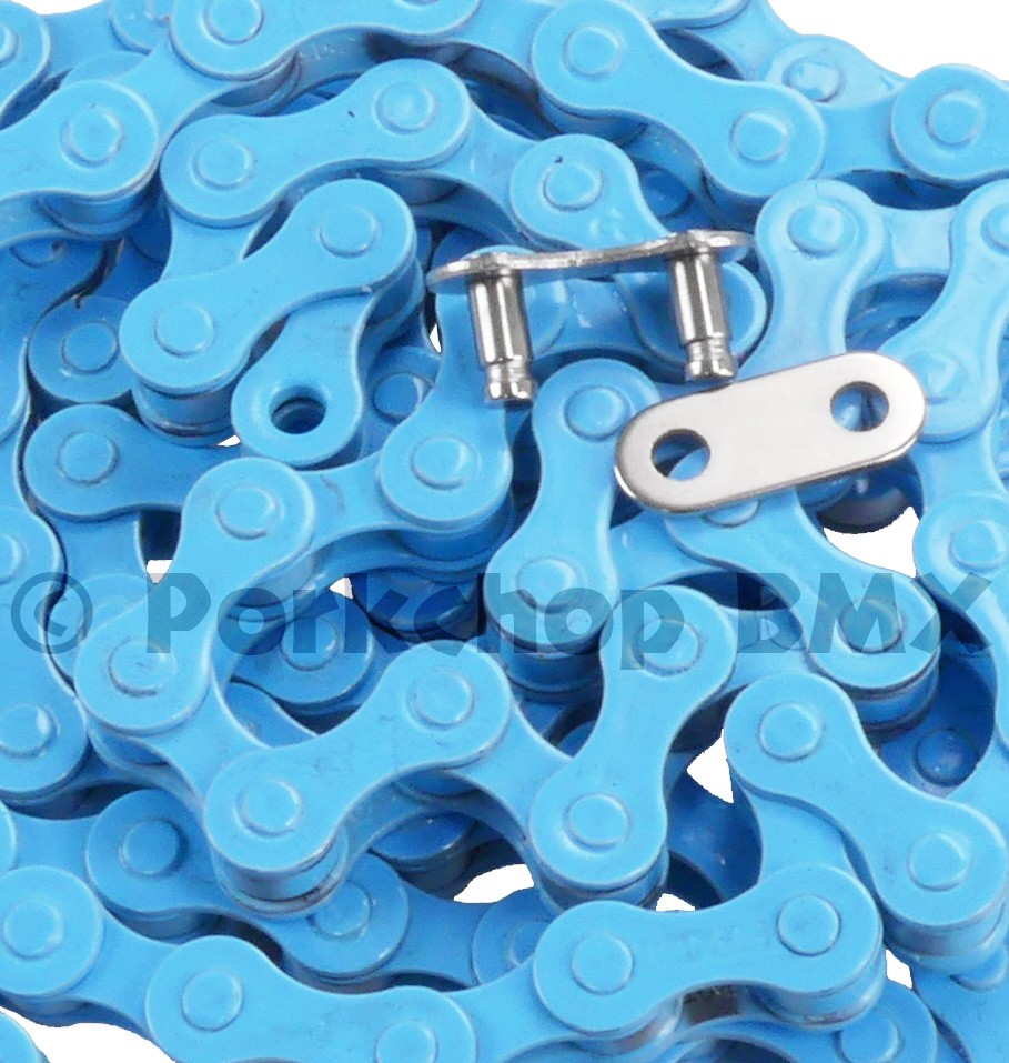 KMC BMX Bicycle Chain S1 (formerly) Z410 1/2" x 1/8" x 112L  - BABY BLUE