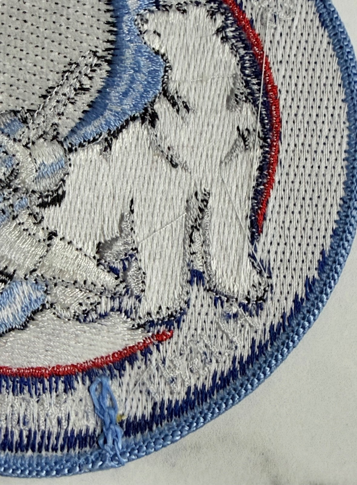 Vtg NASA Superfluid Helium Transfer Flight Demonstration Payload Patch Cloth '93