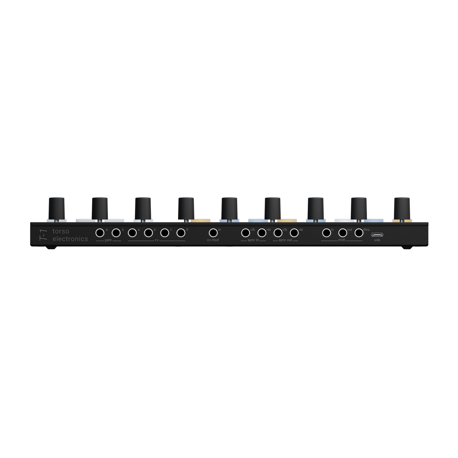 Torso Electronics T1 Algorithmic Sequencer, Black + T1PC Decksaver