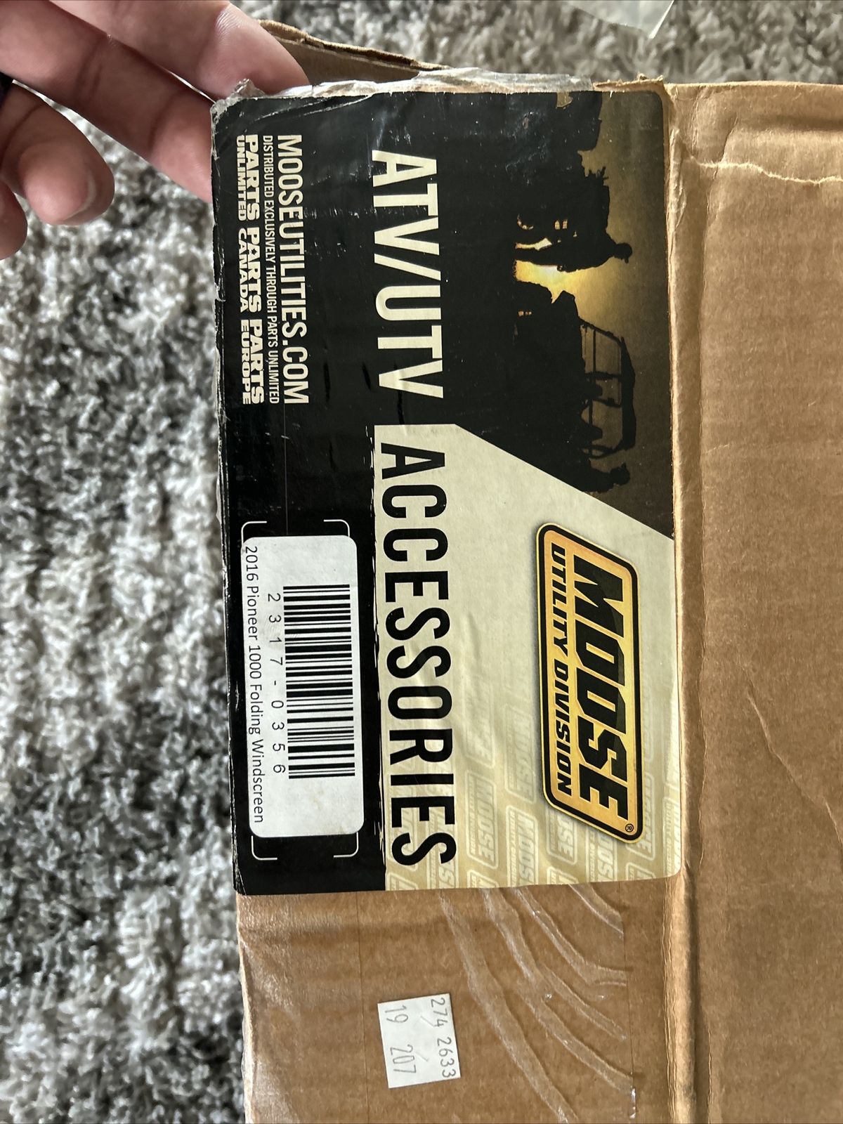 New Moose Full Folding Windshield - 2317-0356 r3s1 jm