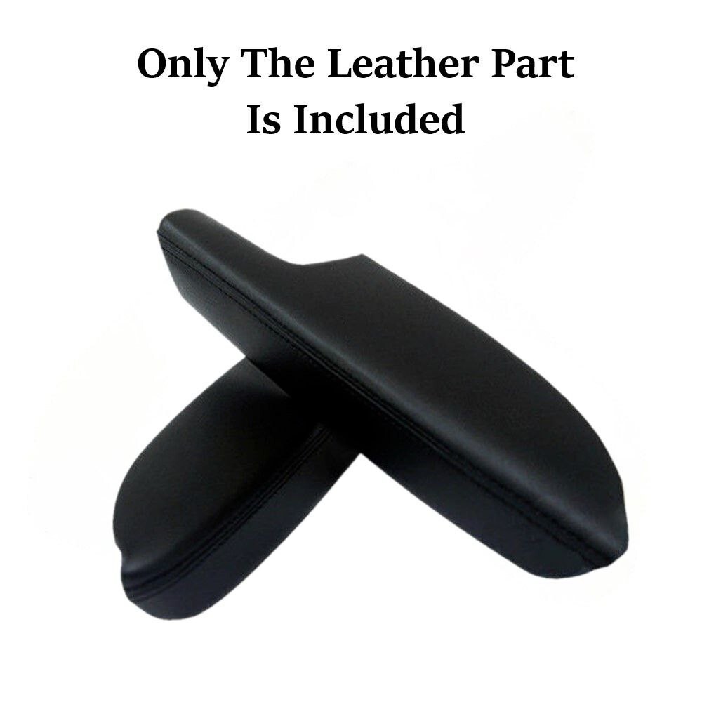 For 2009-2014 ACURA TSX Black Stitch Vinyl Front Door Panel Armrest Cover