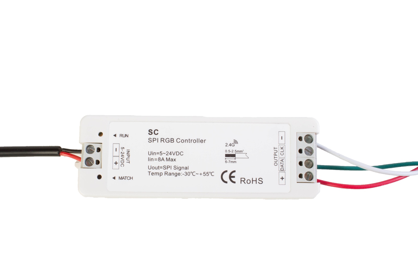 LEDupdates LED Light Chase effect controller SPI for LED Strip module 12v 24v
