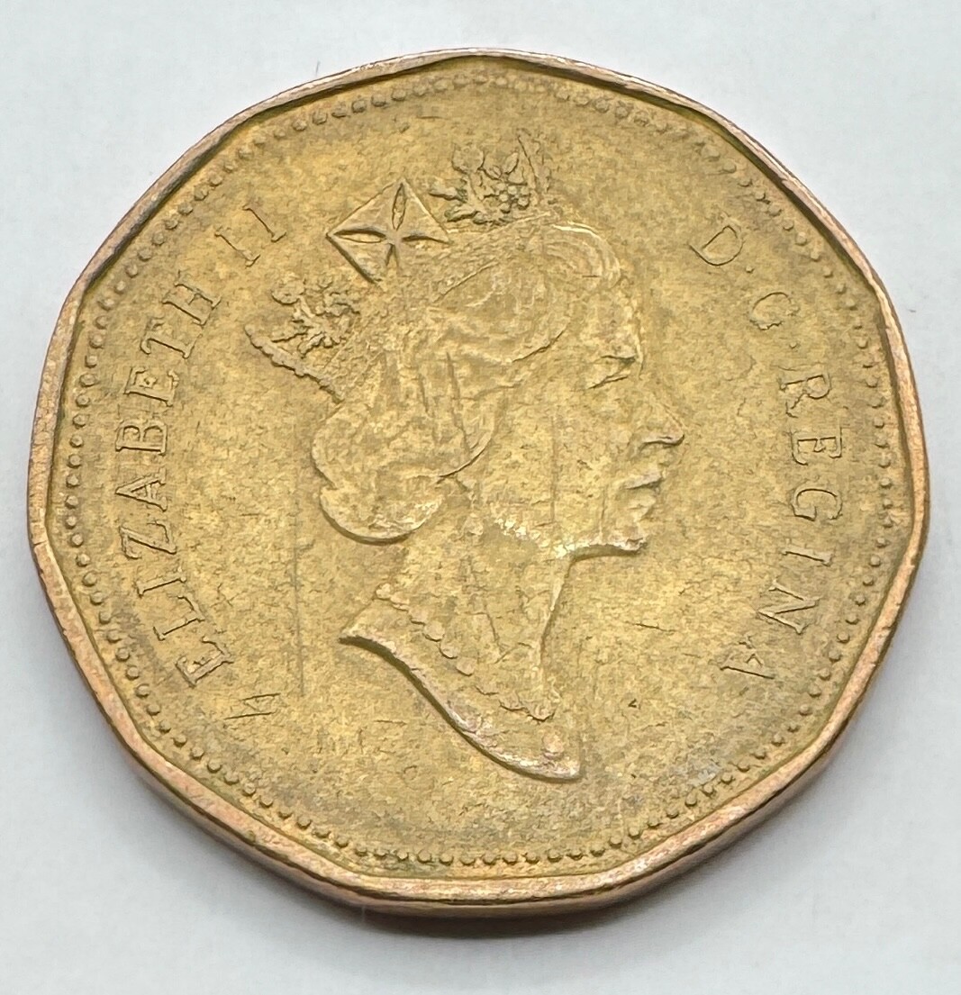 1990 Canada Dollar - Canadian 1D - Loon - Bird - Loonie - Free Shipping