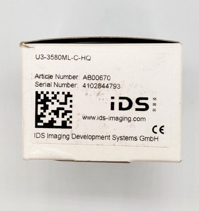 IDS U3-3580ML-C-HQ UEYE ML Industrial Machine Vision CCD Camera