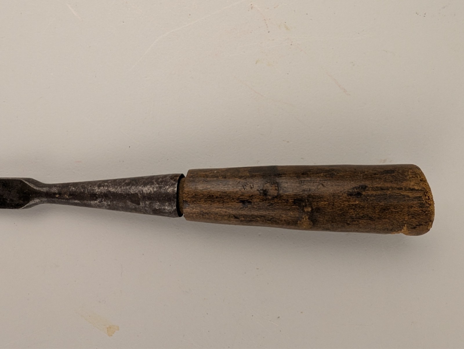 Vintage Wood Working Chisel Wood Handle
