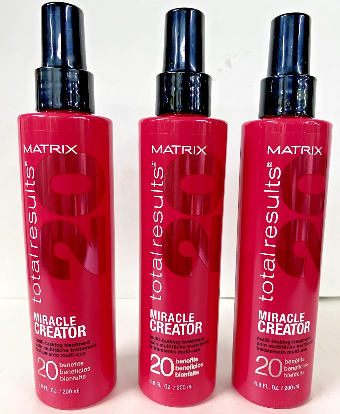 3 Pack -Matrix Total Results Miracle Creator Multi-Tasking Treatment 6.8 oz