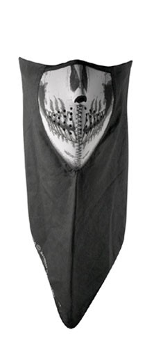 Balboa WNEO113 Neodanna, 100% Cotton Bandannaw/Neoprene, Skull