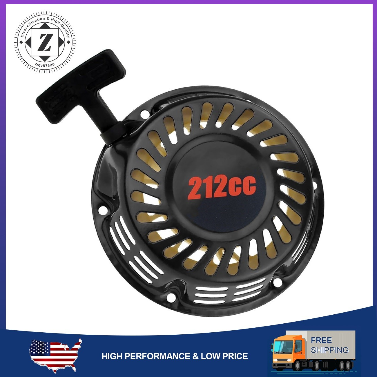 Pull Recoil Starter For Predator 212cc Harbor Freight Generator Pit Bike Go Kart