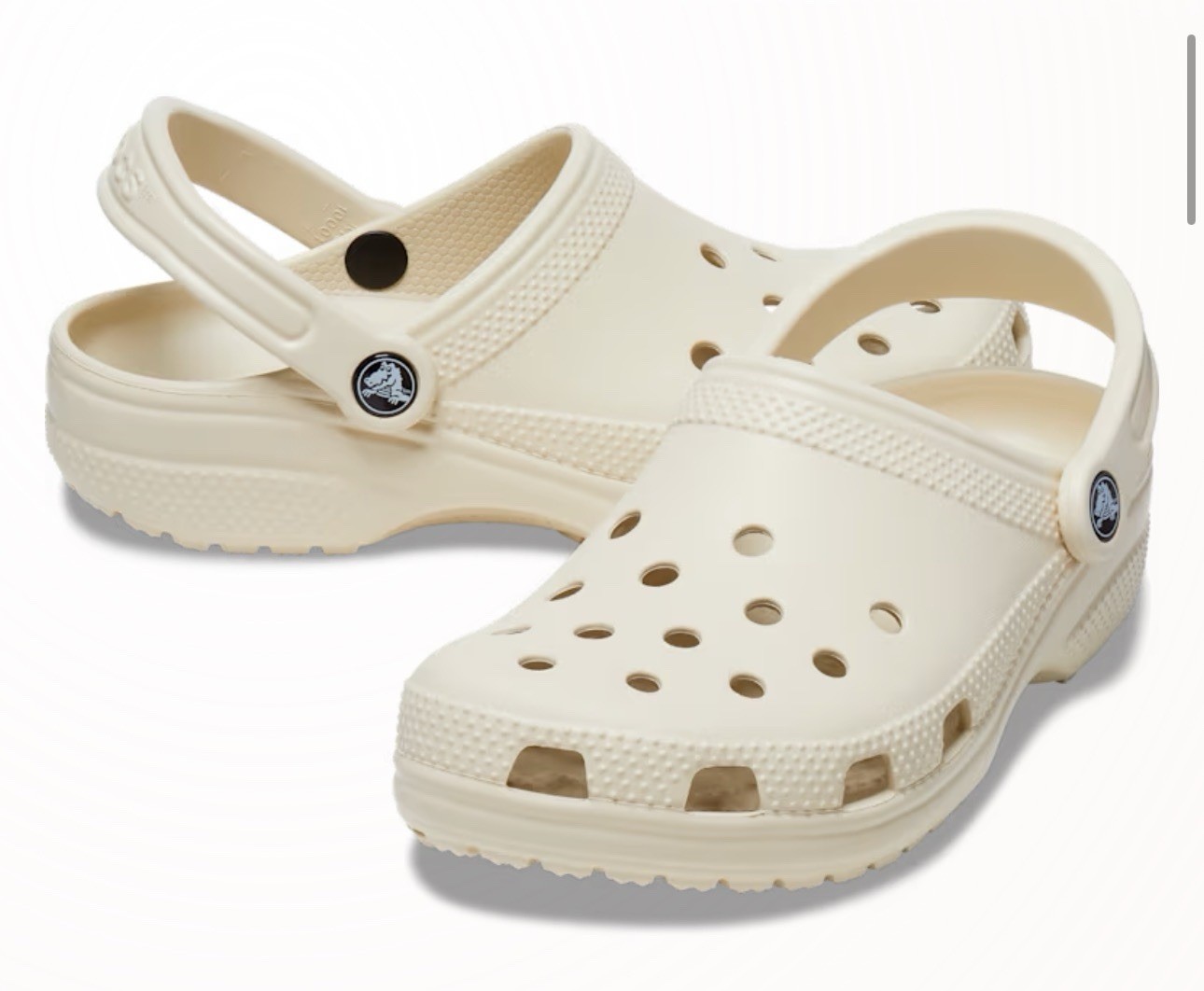 Crocs Classic Clog   Bone   Size 7Men-9Women With Tags 🏷️ Fast Shipping