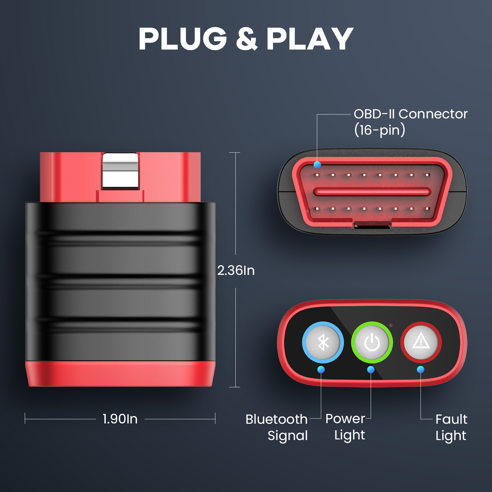 Thinkdiag mini All System Car OBD2 Diagnostic Scanner Bluetooth Auto Code Reader