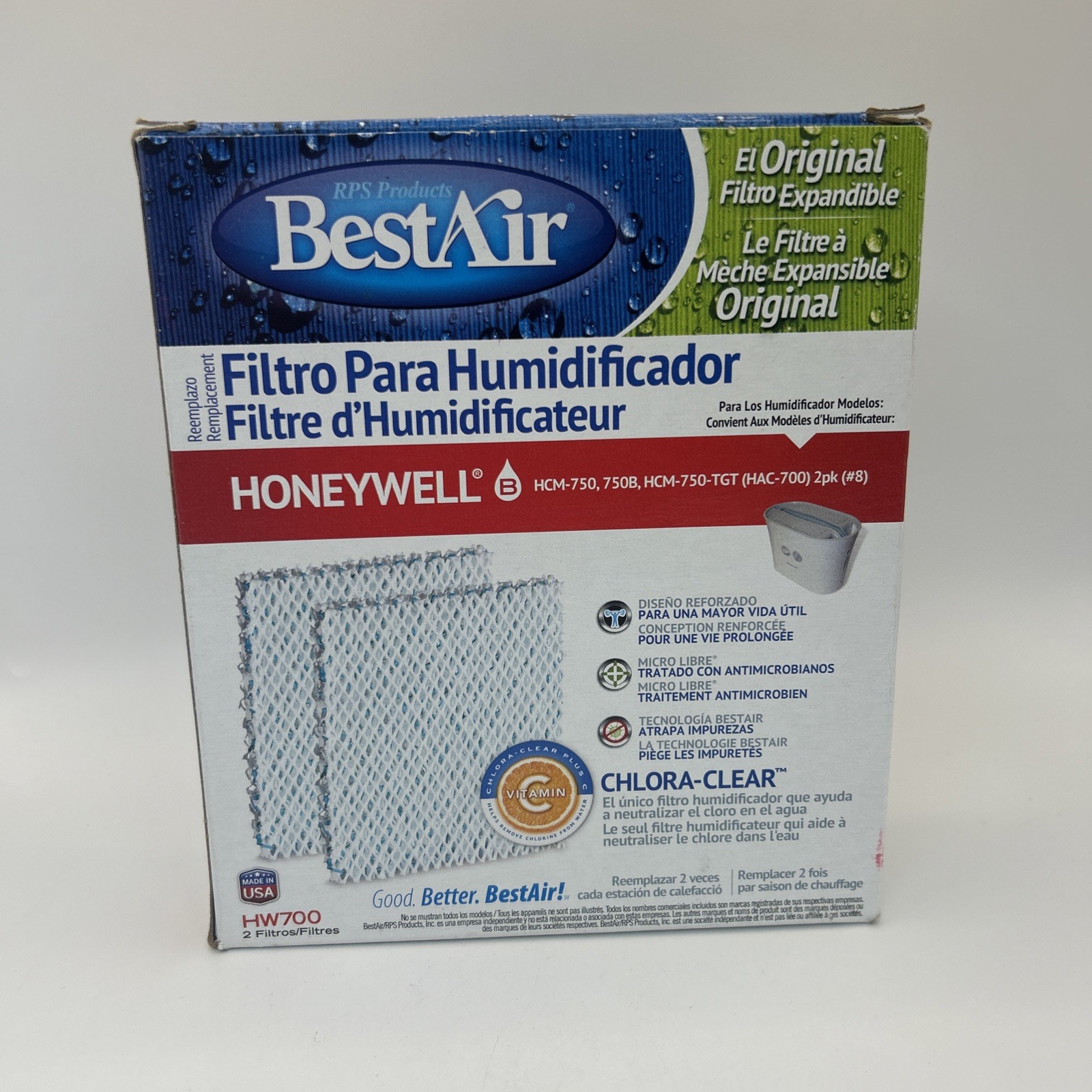 Honeywell ER2 Wick Humidifier Filter - White (2)