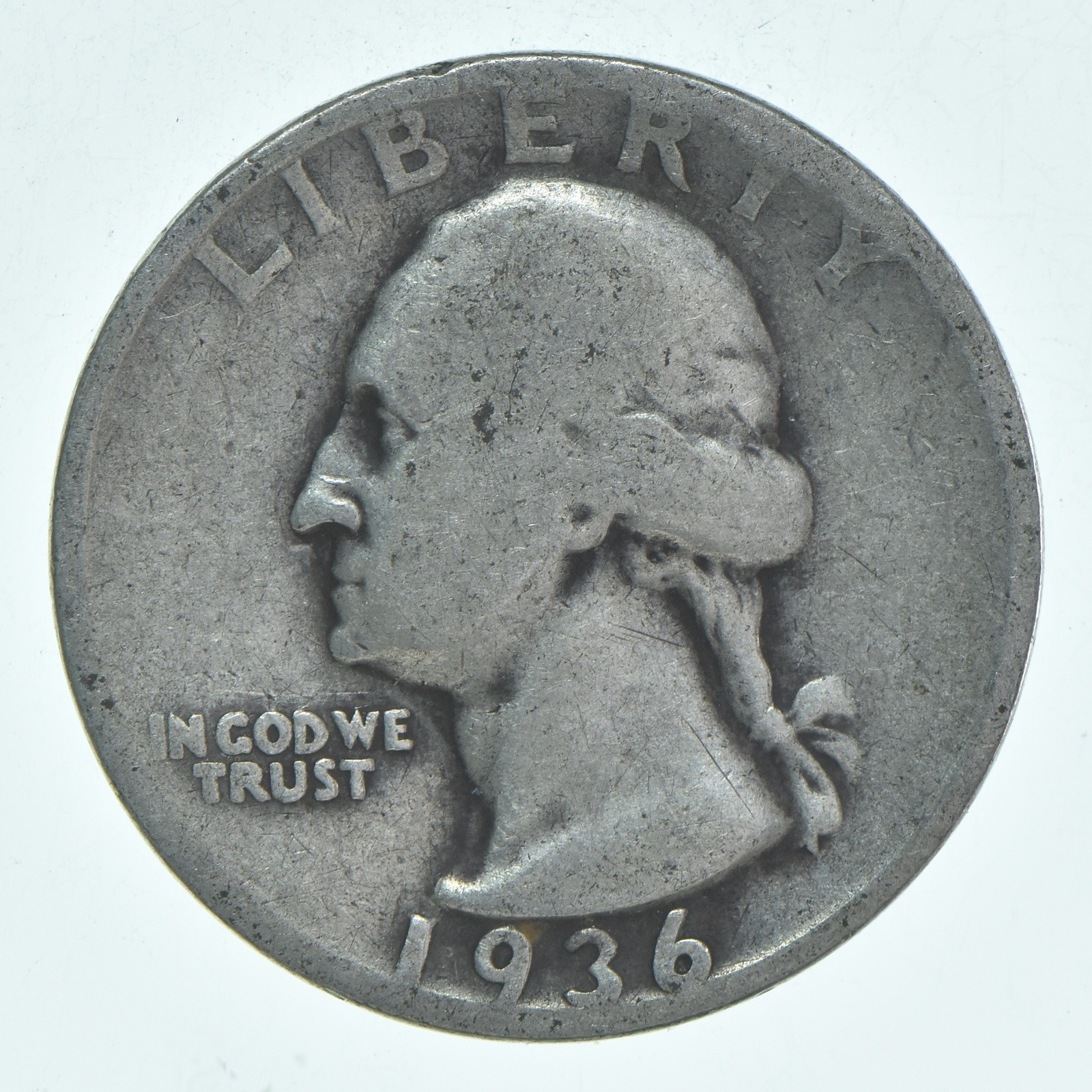 1936-S Washington Quarter Average Circ